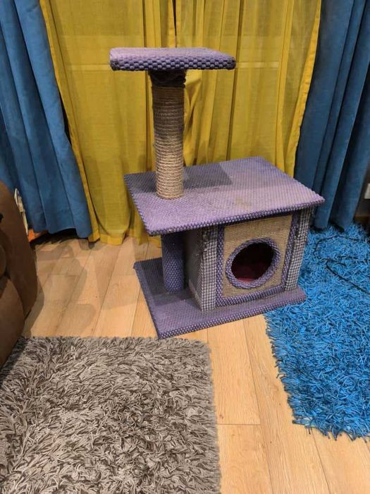 Arranhador Para Gato com dormitório