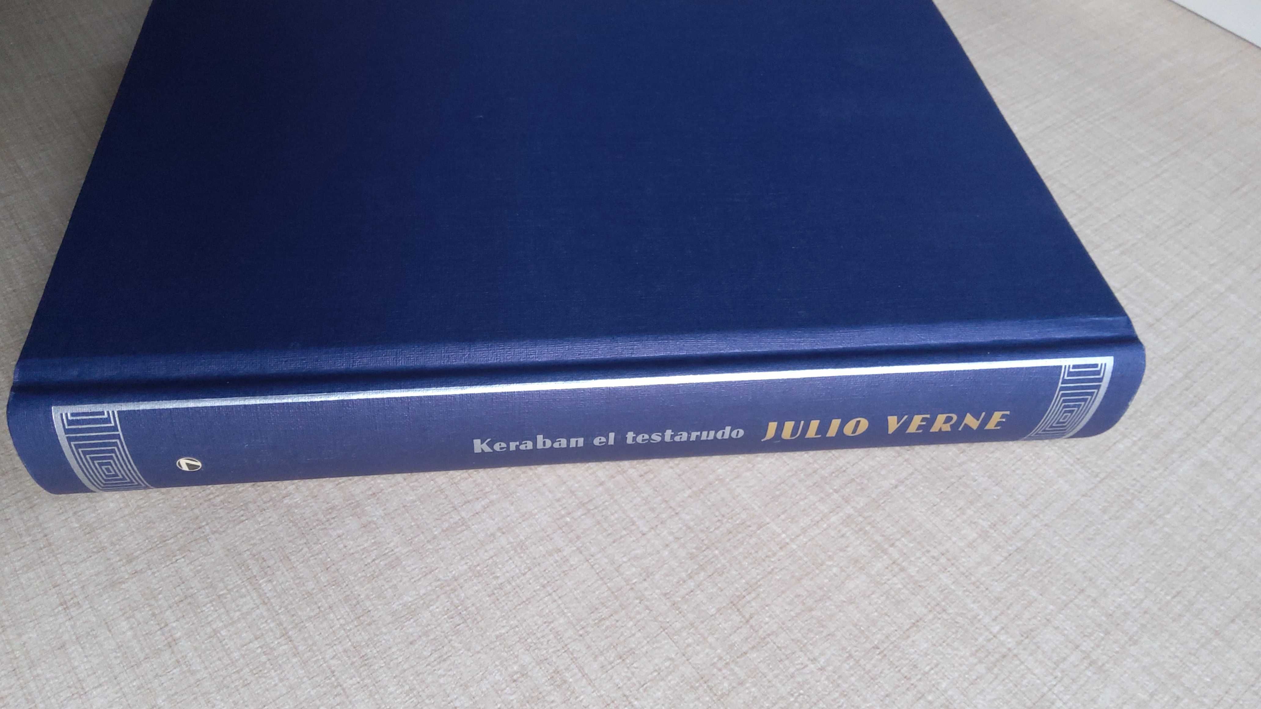Julio Verne Keraban el testarudo hiszpański reprint oryginalnego wyd.