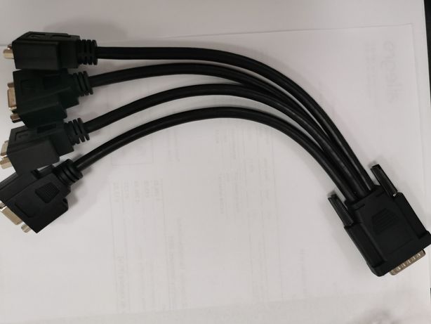Kabel konwerter LFH60 pin do 4 VGA DMS 60 pin