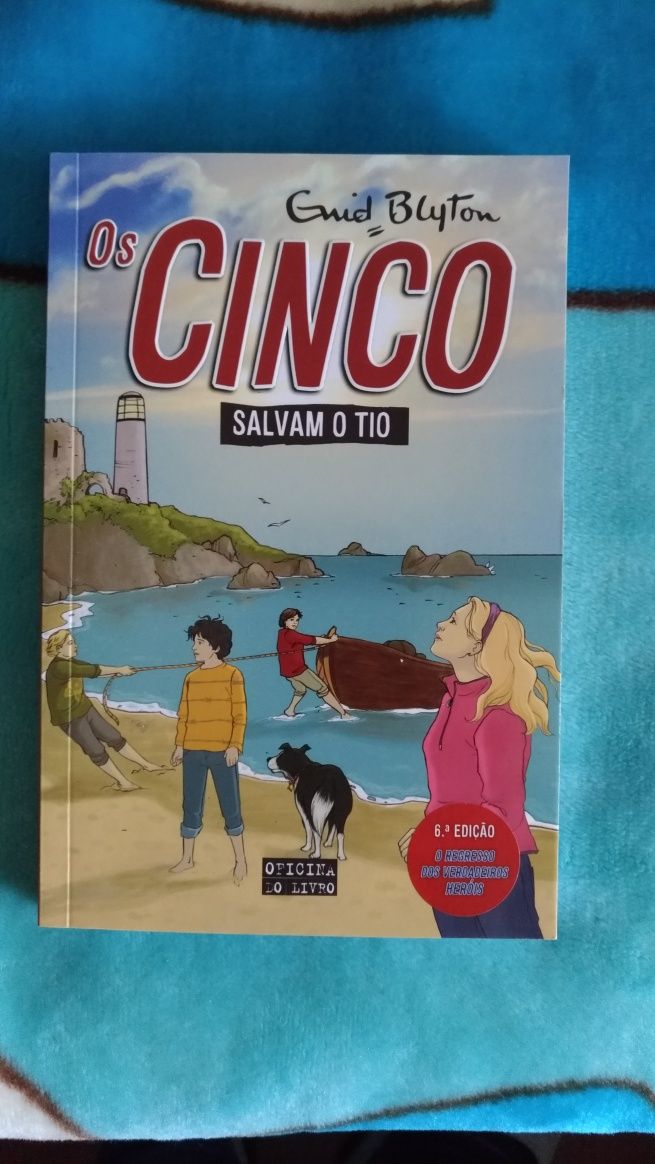 Livro " Os Cinco salvam o tio "