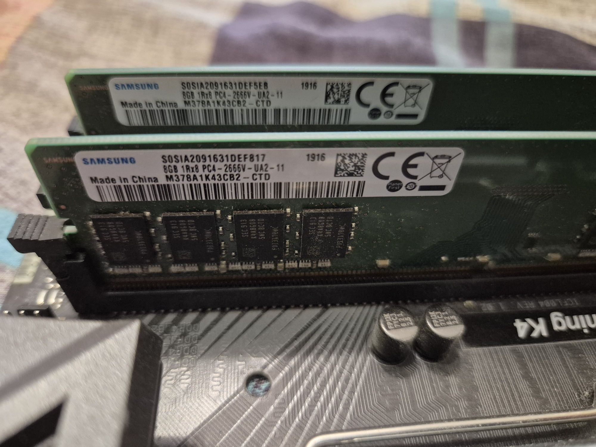 ТОП ціна! Ігровий комплект Fatal1ty b360,  ddr4 16gb Samsung Без ЦП