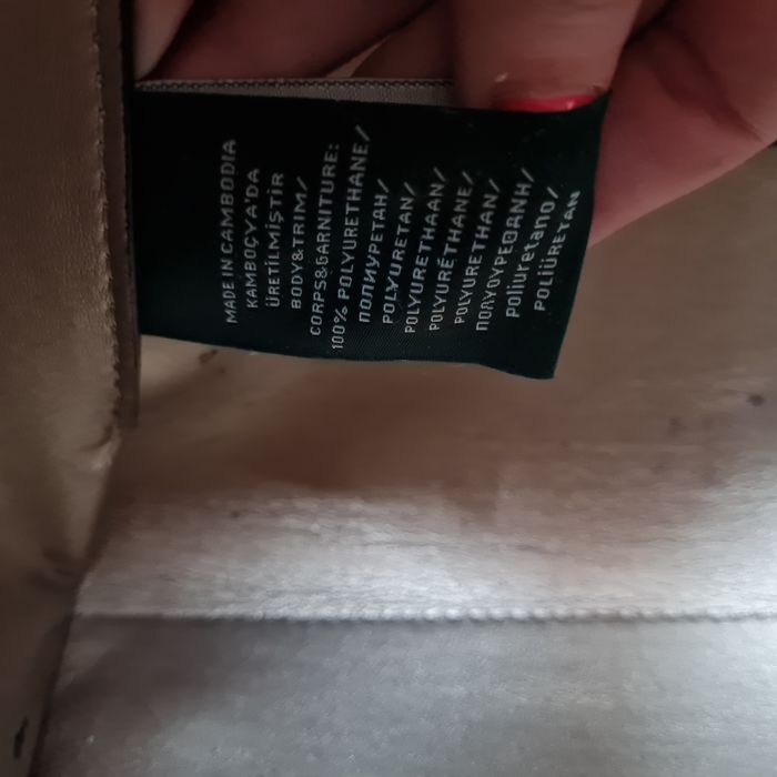 Ralph Lauren torebka RLL torba czarna na zakupy shopper ze złotym