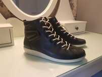 Sprzedam czarne wysokie sneakersy ECCO SOFT 2.0 damskie rozm. 37