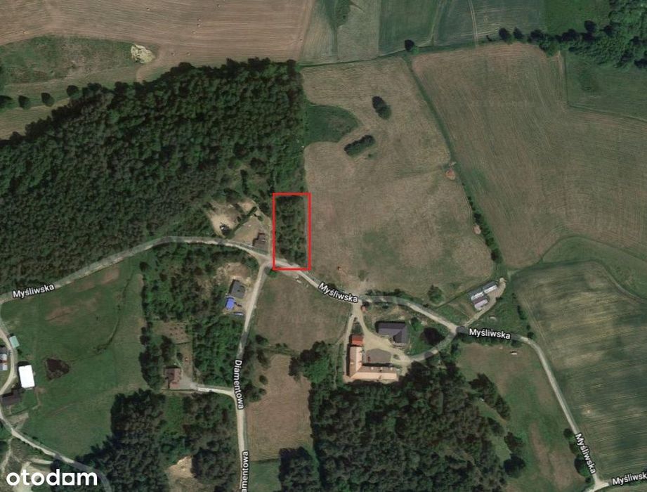 Sprzedam działkę rekreacyjną o powierzchni 978 m2
