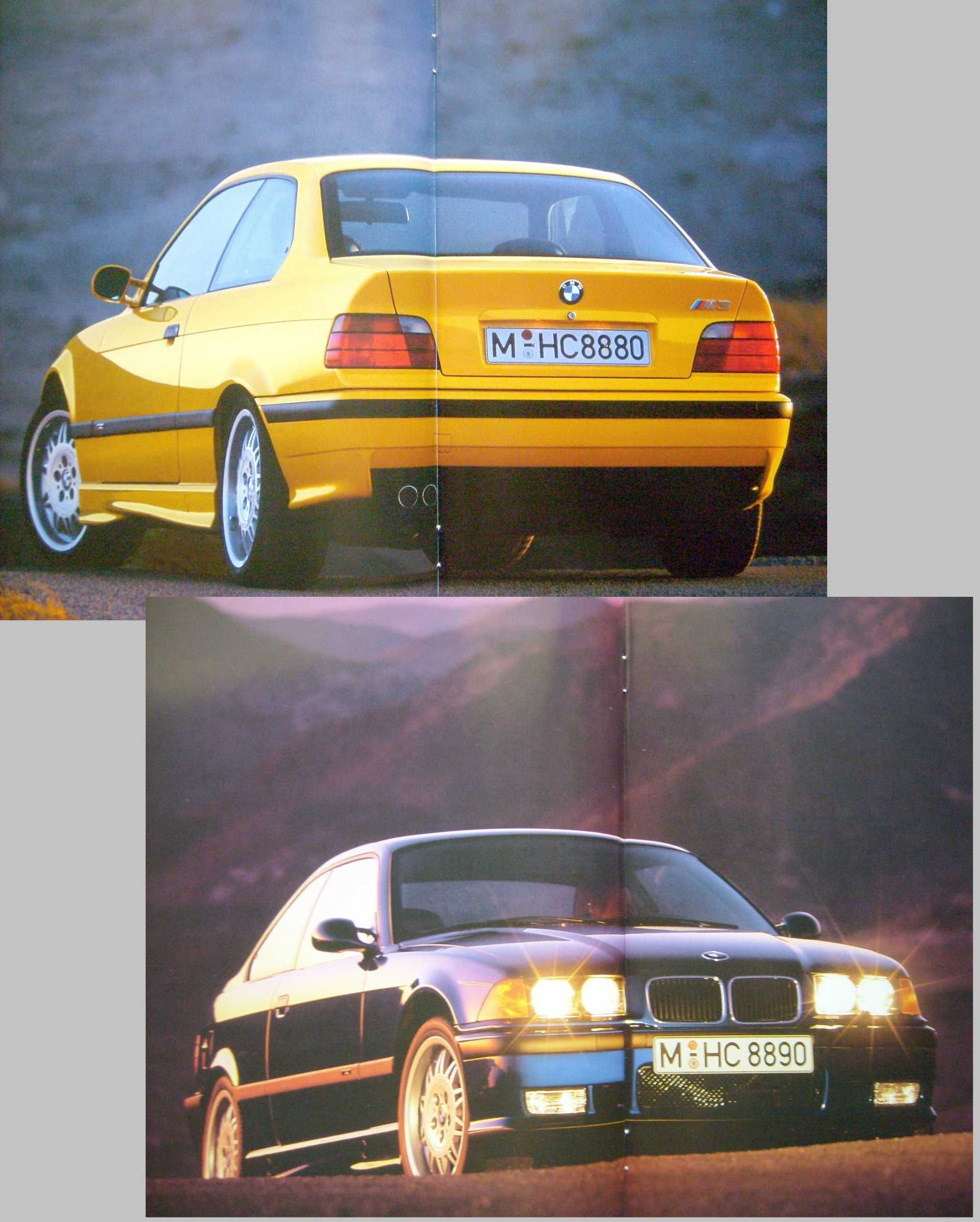 BMW M-Power (M-Models) 1993 / M3 E36 & M5 E34 / prospekt 46 str., BDB