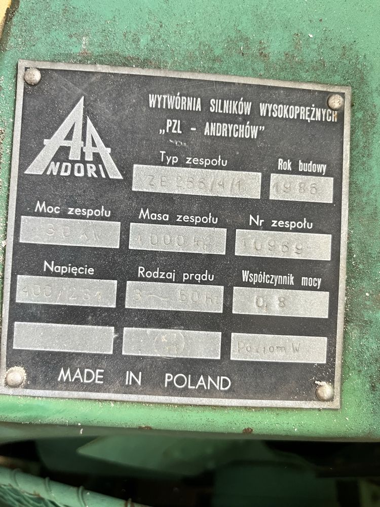 Agregat prądotwórczy