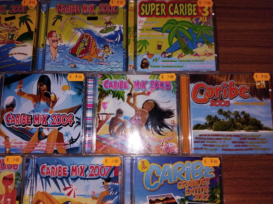 Música em Cd Colectâneas de Caribe  Cd´s Duplos.