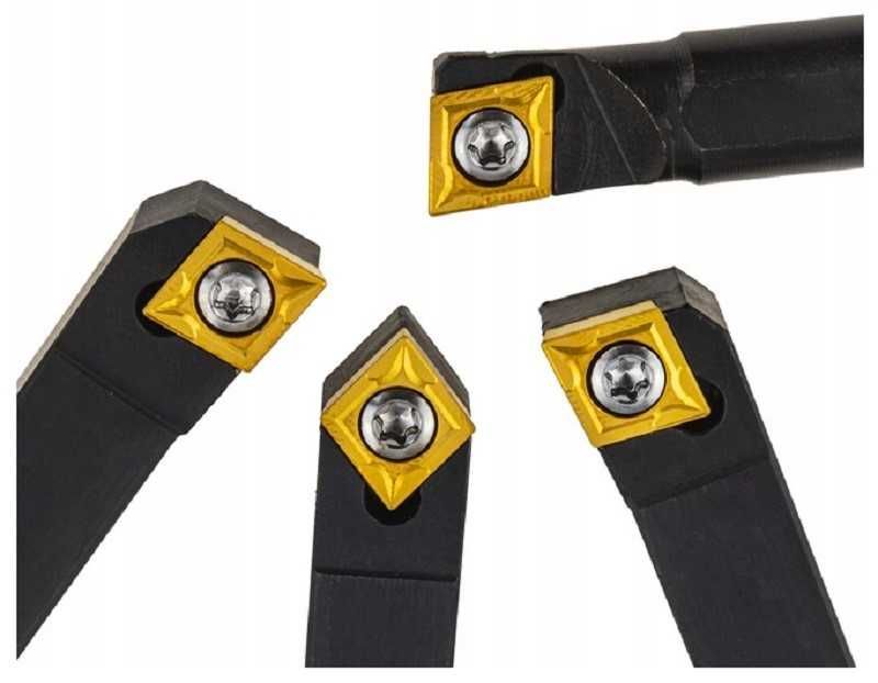 Noże tokarskie składane z wymiennymi płytkami 12x12mm Kpl 4szt