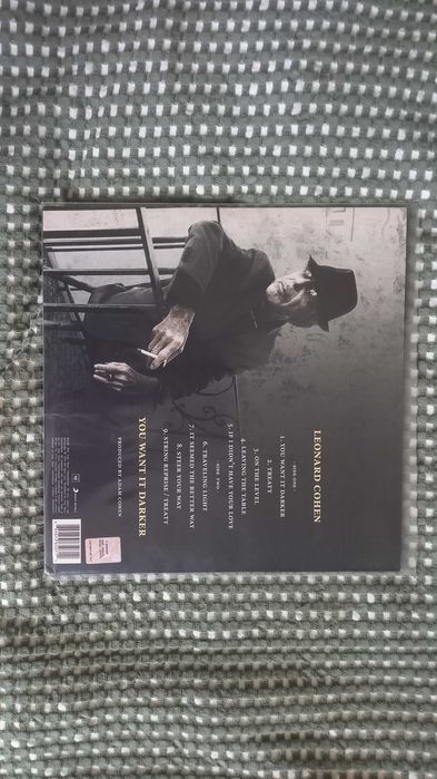 Leonard cohen you want it darker LP