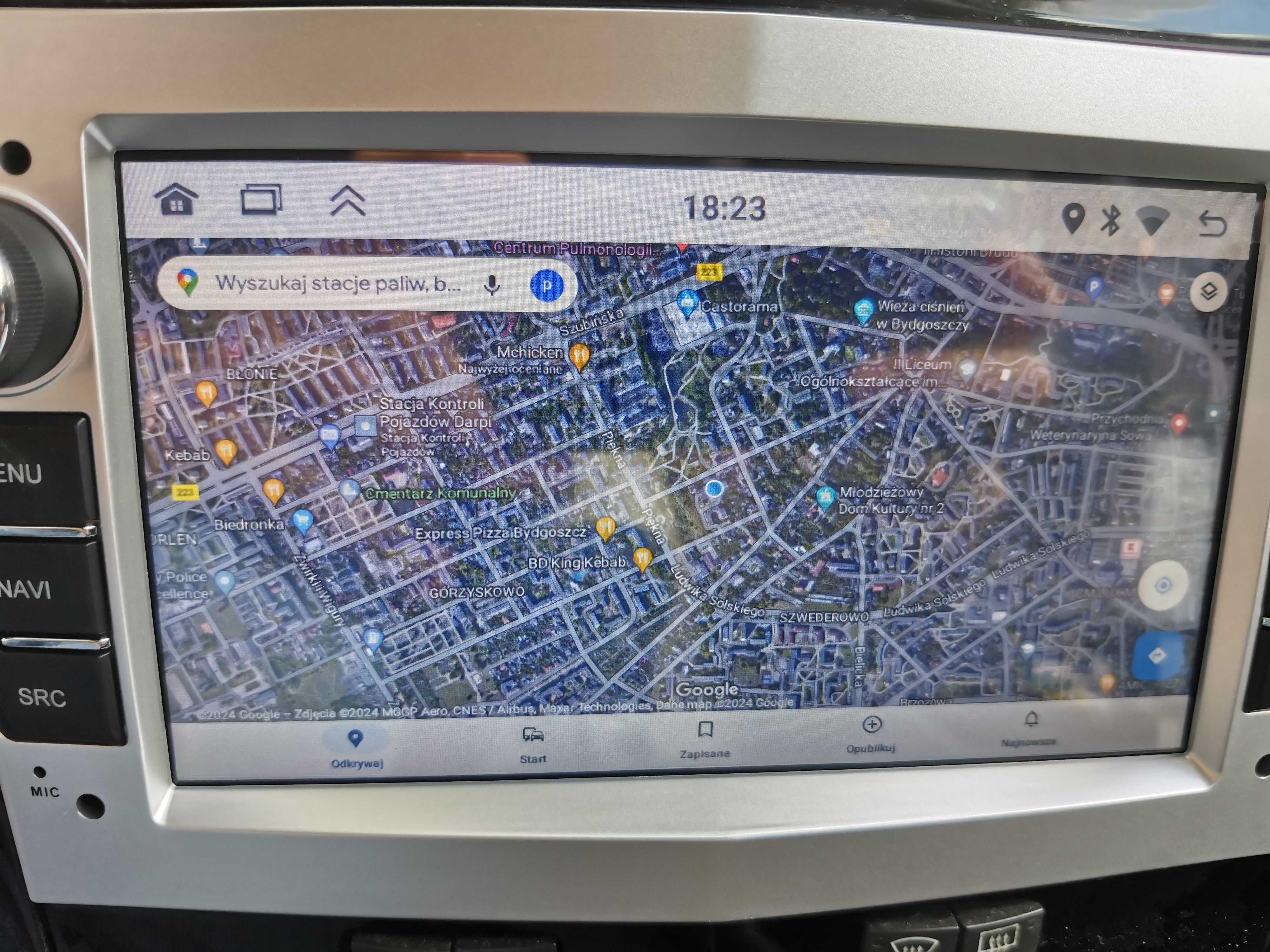Radio Opel Astra H Android 13 2GB + 32GB GPS Wi-Fi z DSP Super dźwięk