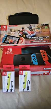 Zestaw nintendo switch  + mariokart live