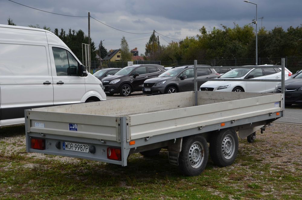 Przyczepa Dwuosiowa SARIS P30A DMC 2700kg 410x190 Ładowność 2220kg