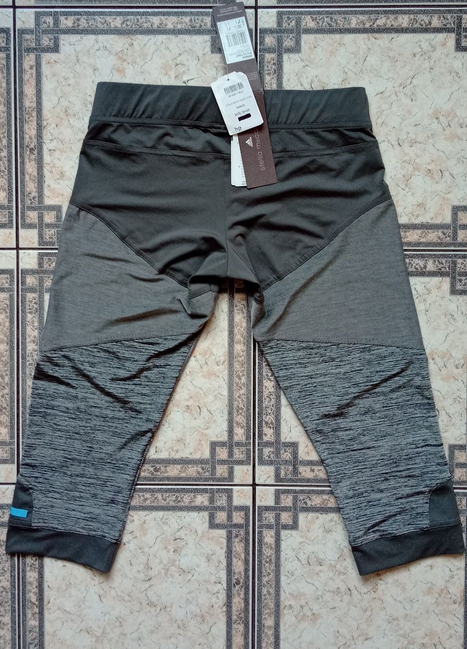 Adidas Stella McCartney krótkie legginsy spodenki sportowe damskie S