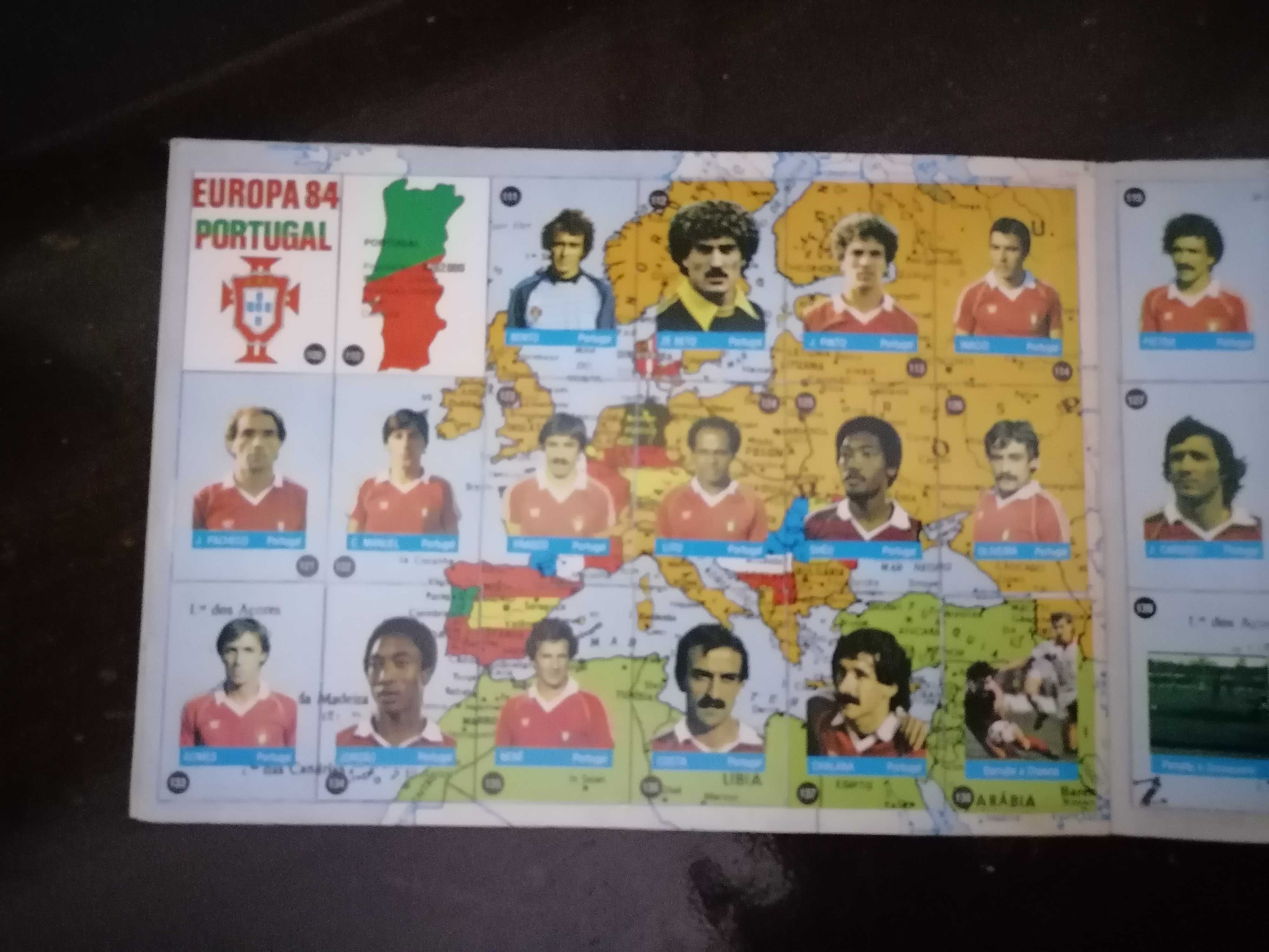 Caderneta Cromos EURO 84 *COMPLETA* Mabilgráfica