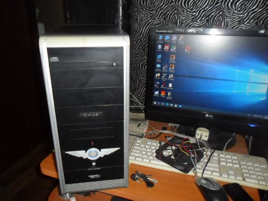 Шустрый ПК 4 ядра озу 8гб видеокарта GT 730 2гб ССД 64гб новый