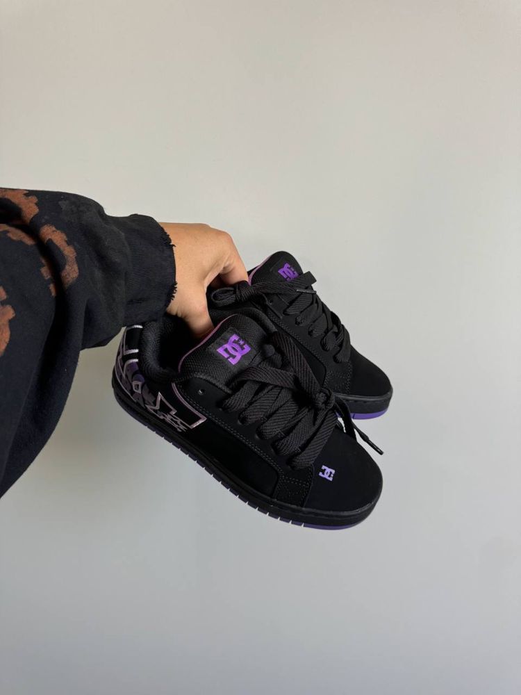 36-45 р DC Shoes Court Graffik Black Purple