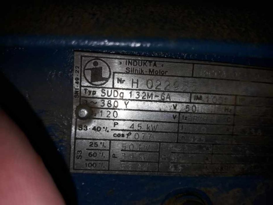 Silnik pierścieniowy SUDG 132M6A 4,5 kW FV cena brutto