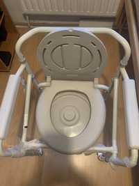 Toaleta medyczna regabilitacyjna na kółkach inwalidzka