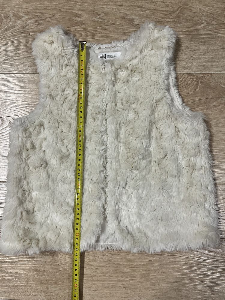 Kamizelka z futerka 140 H&M