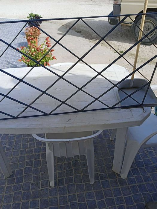 Grade em rede decoração