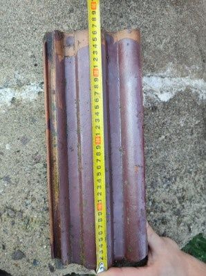 Dachówka ceramiczna poniemiecka rozbiórkowa