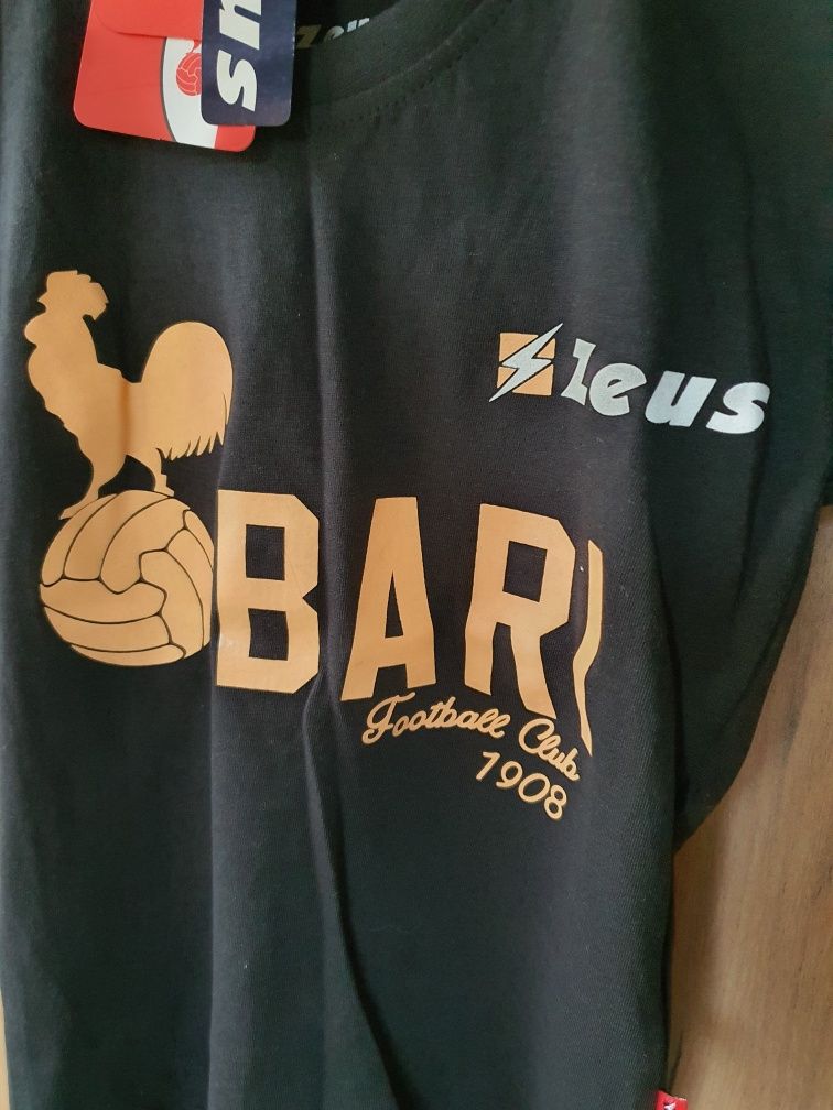 Koszulka bawełniana dla fanów Bari firmy Zeus, rozmiar 116 cm, nowa z