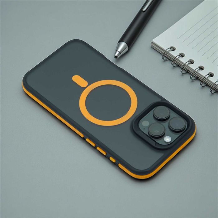 Etui JOLLBY. Dark do iPhone 16 Pro (DARK ORANGE)