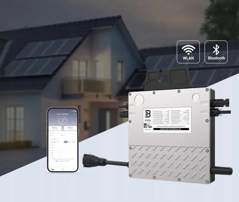 Mikroinwerter Falownik 800 W Sieciowy Wi-Fi