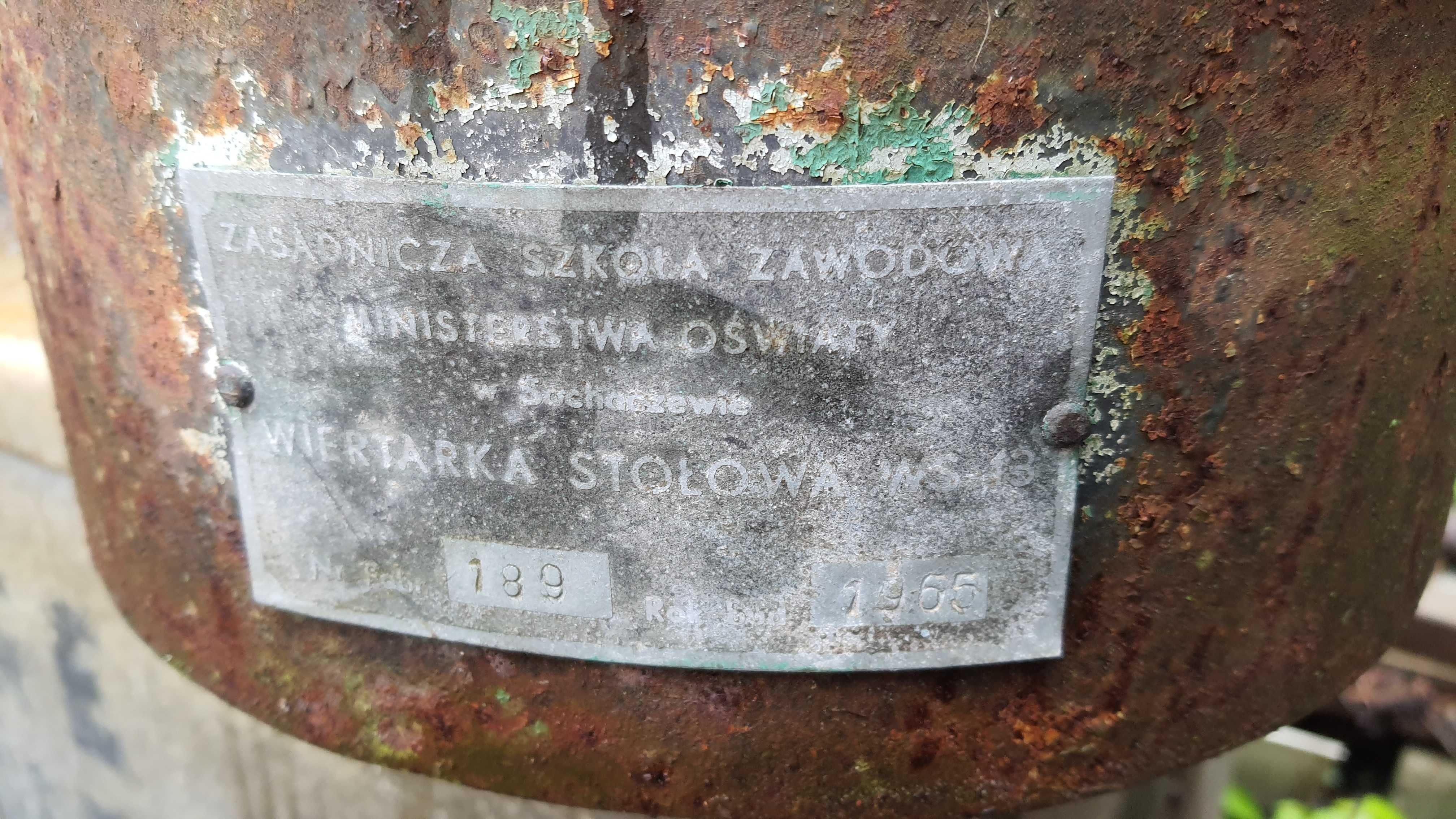 Osłona napędu wiertarki stołowej WS-13 oryginał obudowa