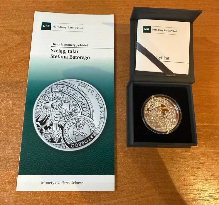 20zł Szeląg, talar Stefana Batorego 2016 NBP