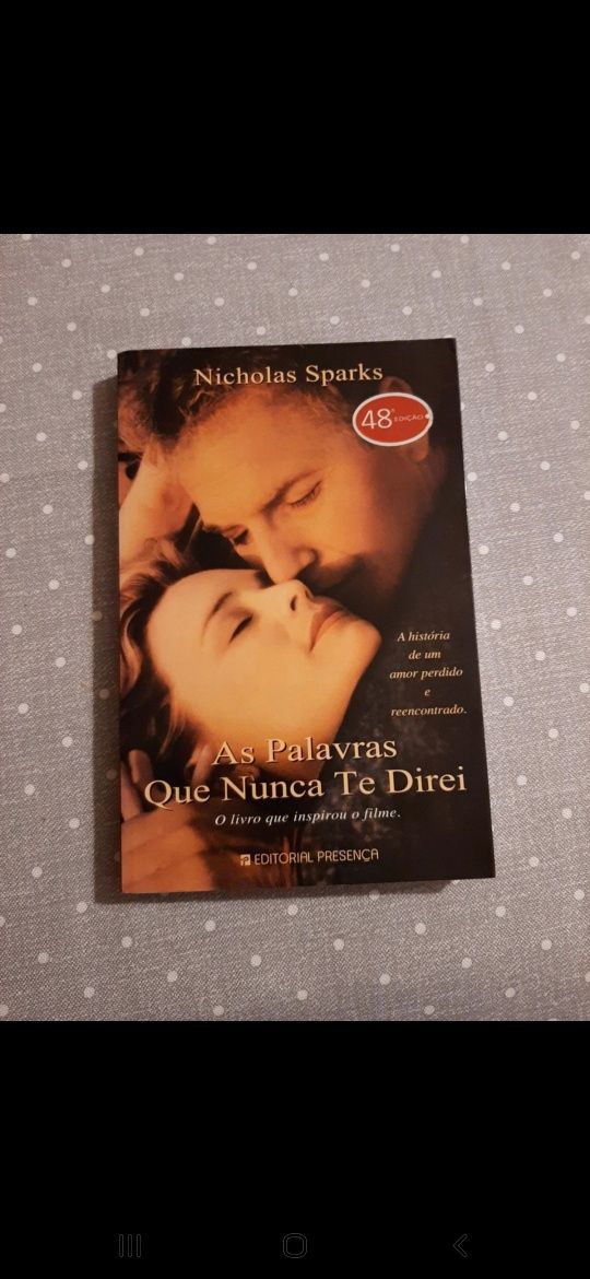 Livro: As Palavras que Nunca te Direi