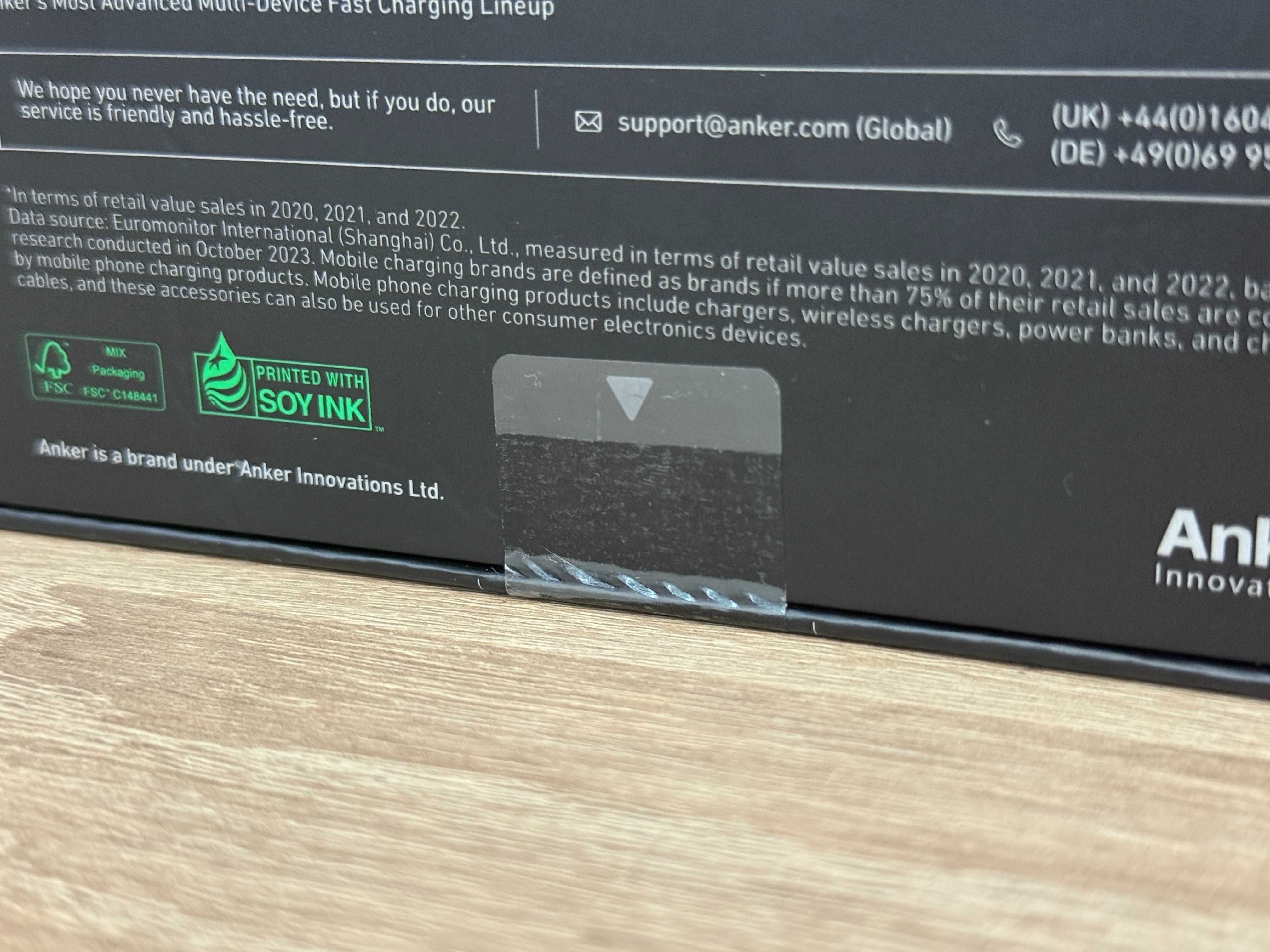 Ładowarka biurkowa Anker Prime GaN 2x USB-A 4x USB Power Delivery 200W