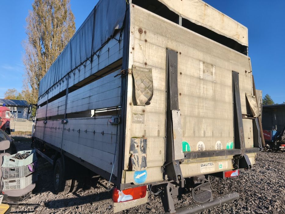 Man 12.240 skrzynia aluminiowa