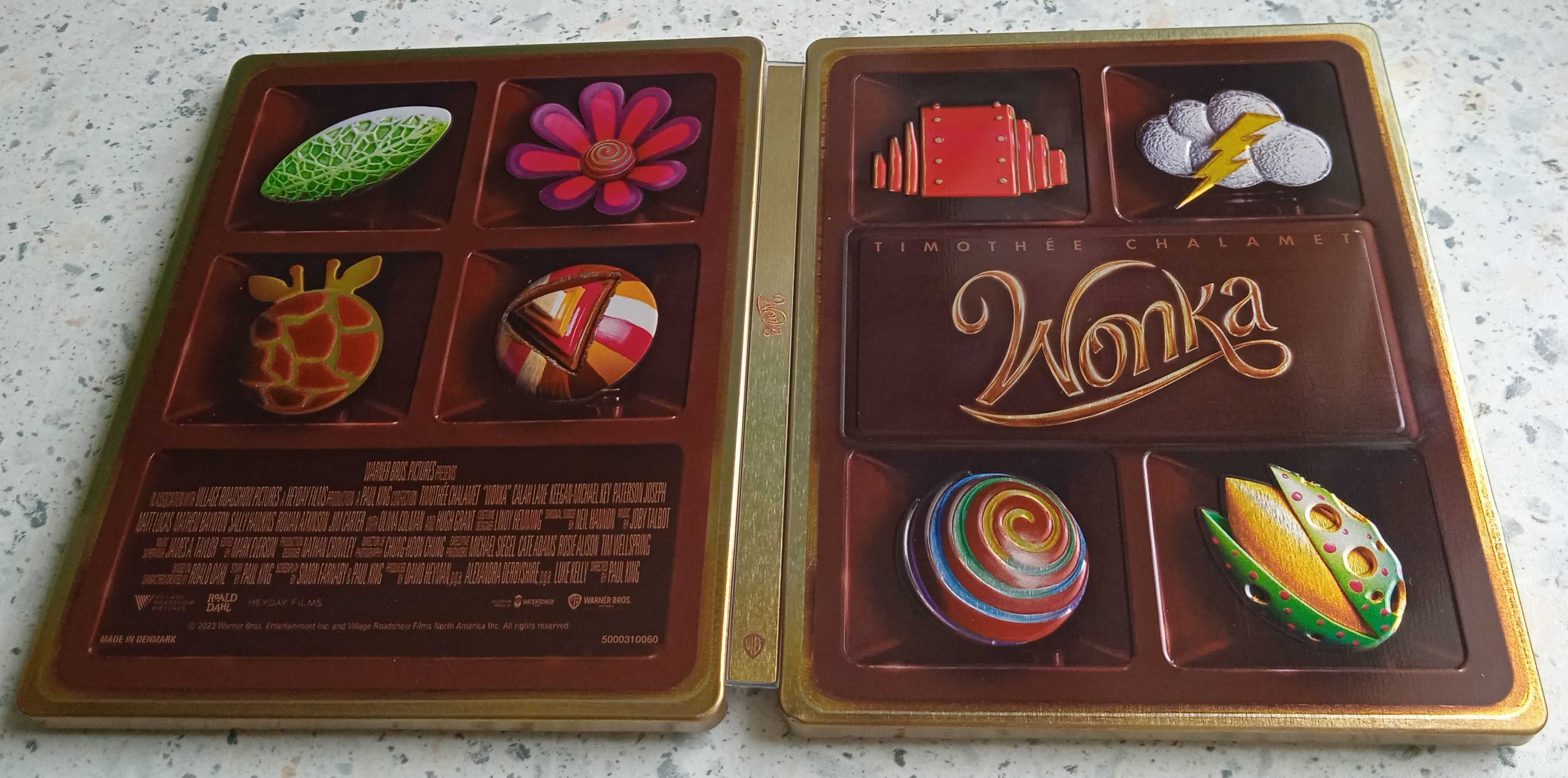 wonka 4k steelbook po polsku jak nowe nieużywane zagraniczne