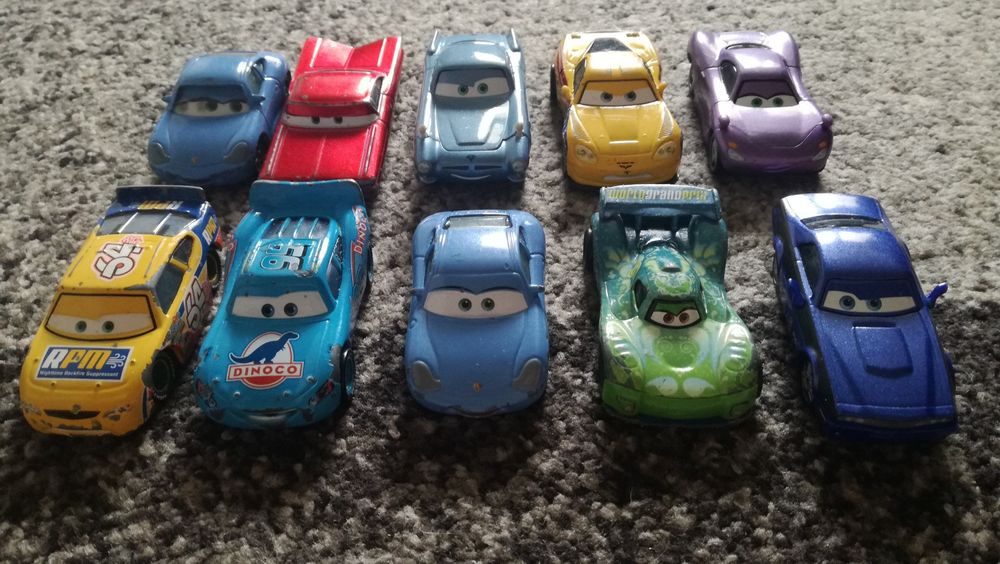 Metalowe autka zygzak McQueen