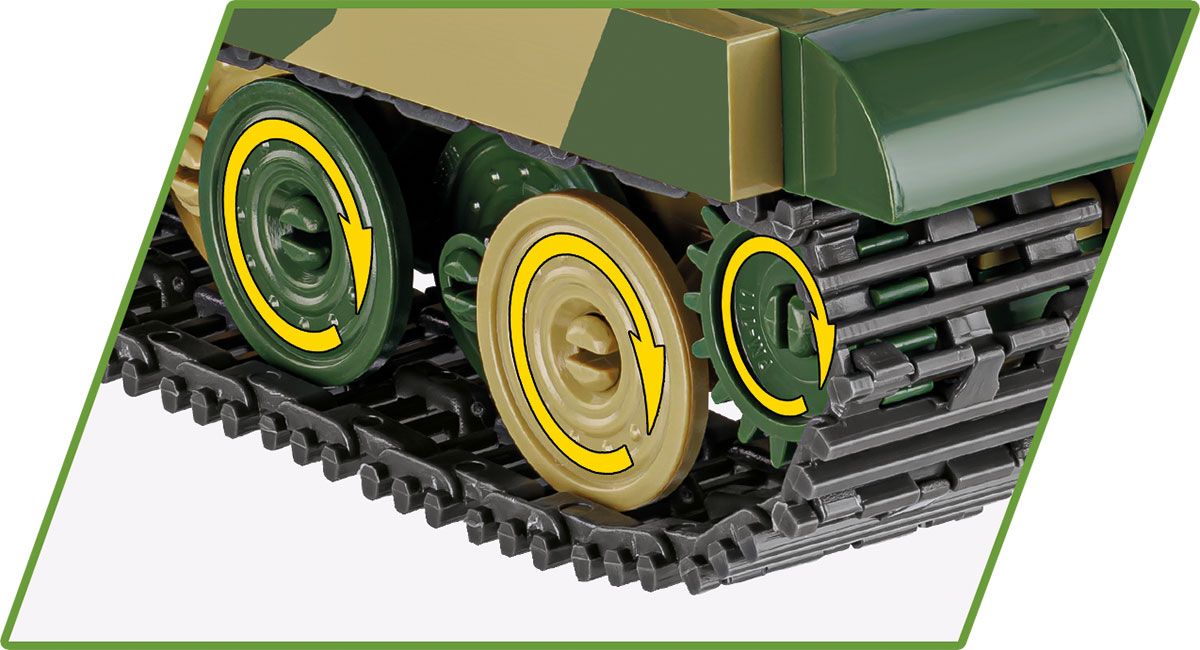 Klocki Cobi 2731 Czołg Kv-2 Ciężki Pojazd Wojskowy Ww2 Wojsko Armia