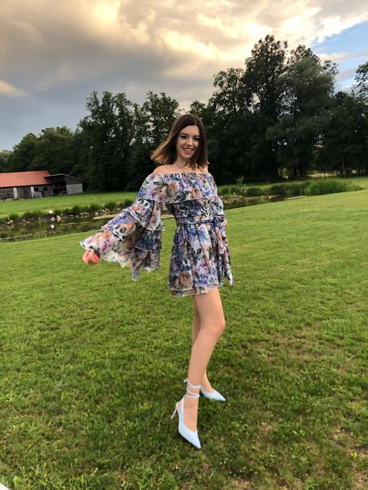 Wielokolorowa sukienka Hollywood Dream S