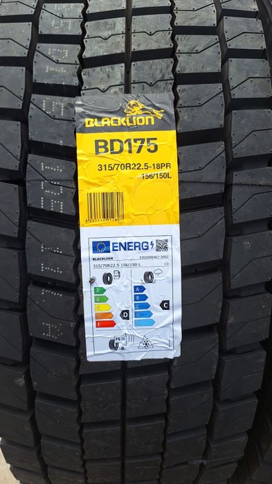 Opony Blacklion 315 70 r22.5 napędowe kostka 20mm