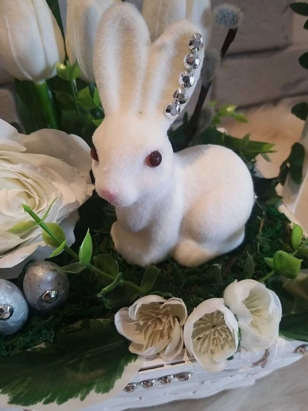 Śliczny stroik glamour na Wielkanoc, okazja!