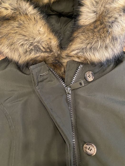 Kurtka zimowa z futerkiem rozmiar L