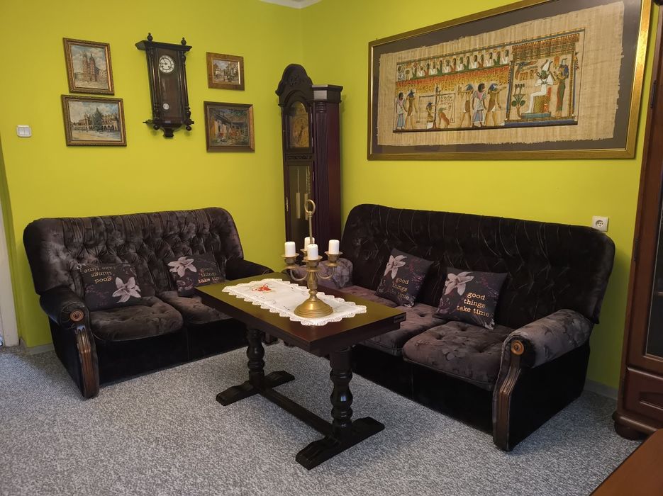 Meble wypoczynkowe salonowe fotel sofa stolik