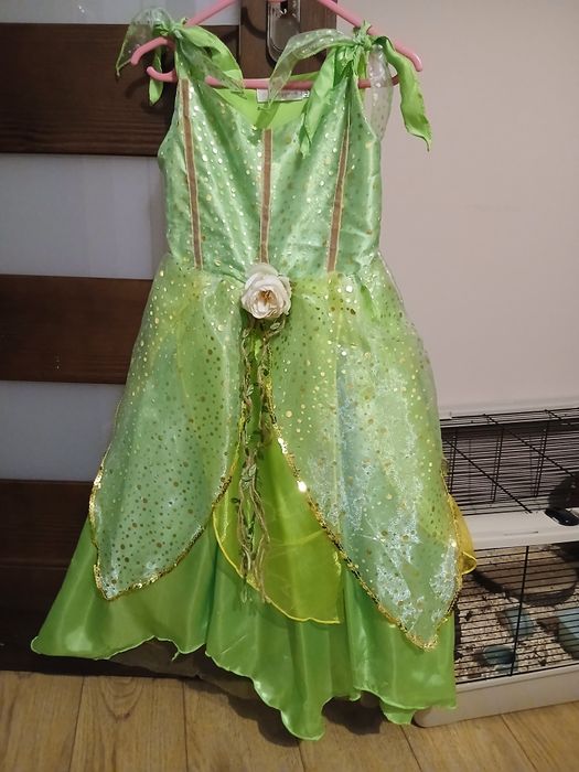 Karnawał, sukienka wróżka, dzowneczek, elf 122/128