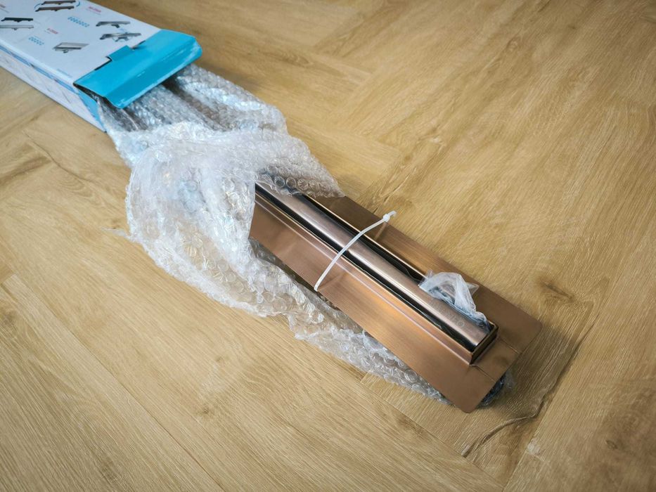 Miedziany odpływ liniowy 70 cm | Balneo Slim & Low ProLine Copper