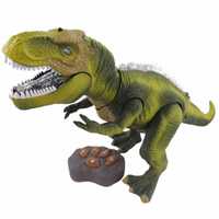 Zdalnie sterowany interaktywny dinozaur T-Rex dźwięki i światła F161