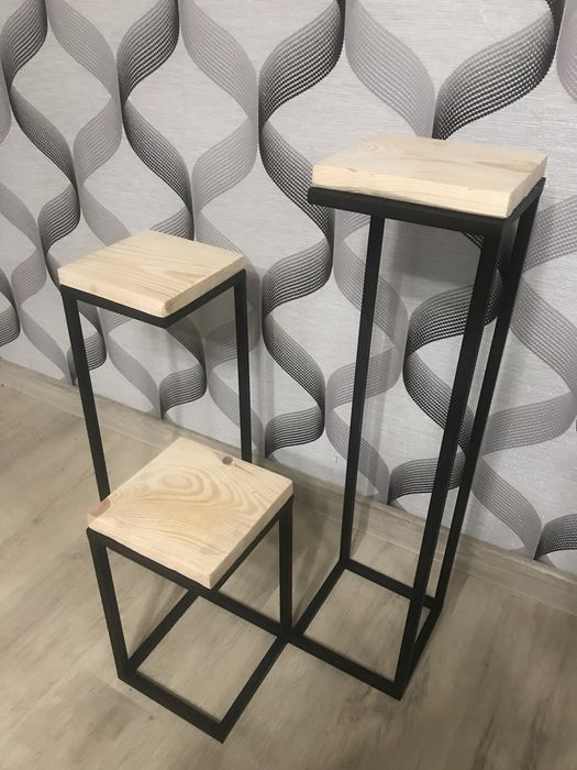 Kwietnik stalowy / metalowy typu loft