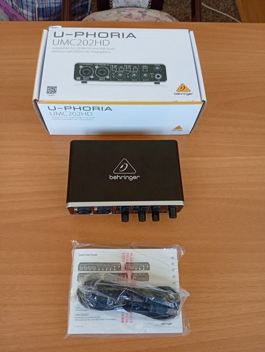 Interface beringher UMC 202hd nova