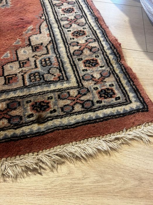 Dywan pakistański orientalny wełniany ręcznie tkany medalion Pakistan