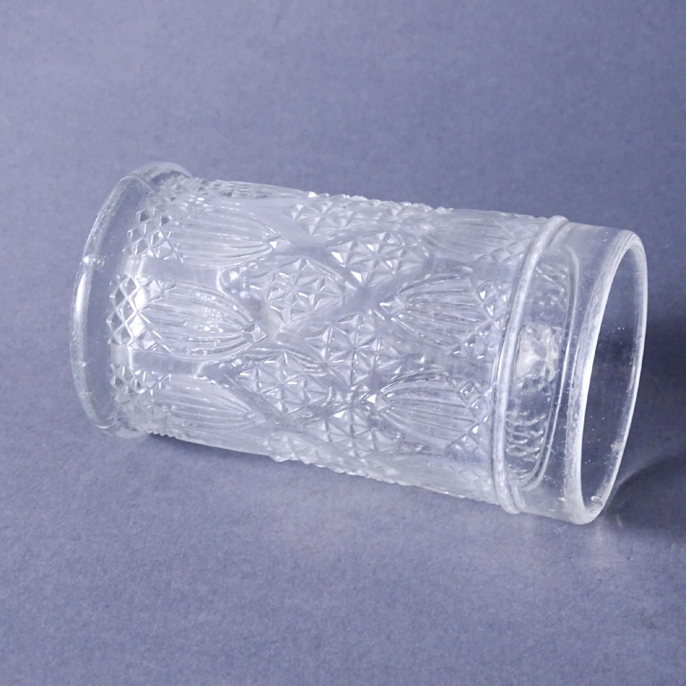 przełom xix i xx wieku zabytkowy kufel szklany
