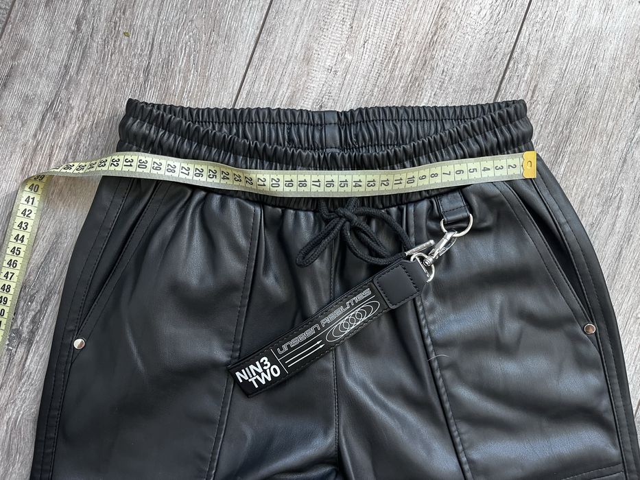 Skórzane spodnie baggy new yorker XS