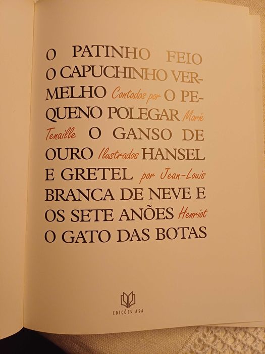 Marie Tenaille & Jean-Louis Henriot - O Meu Livro de Contos